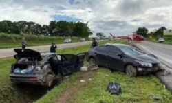 Acidente envolvendo quatro veículos mata duas pessoas e fere seis, na BR 060