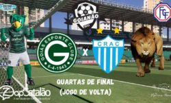 Após ser atropelado pelo Goiás, CRAC volta a campo neste domingo no jogo de volta nas quartas de final do Goianão 2022 Após ser atropelado pelo Goiás, CRAC volta a campo neste domingo no jogo de volta nas quartas de final do Goianão 2022