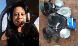 Mulher morre ao ser atingida por raio enquanto estava na garupa de moto na GO-164, dizem bombeiros