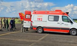 Recém-nascida é transferida de Chapadão do Céu (GO) para hospital de Catalão em aeronave do Corpo de Bombeiros