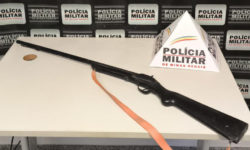 Polícia Militar apreende arma de fogo na zona rural de Douradoquara após abordagem a idoso