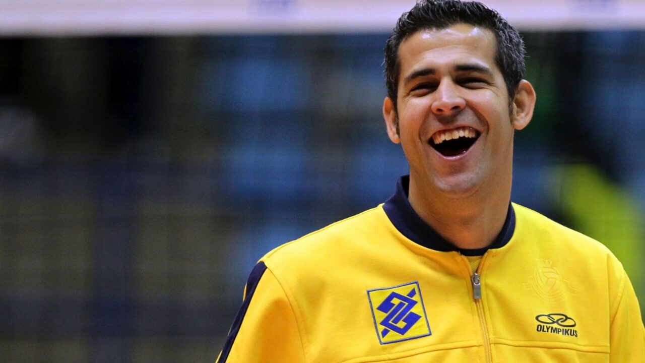 Campeão olímpico e mundial Dante, ícone do voleibol brasileiro (Foto: Reprodução)