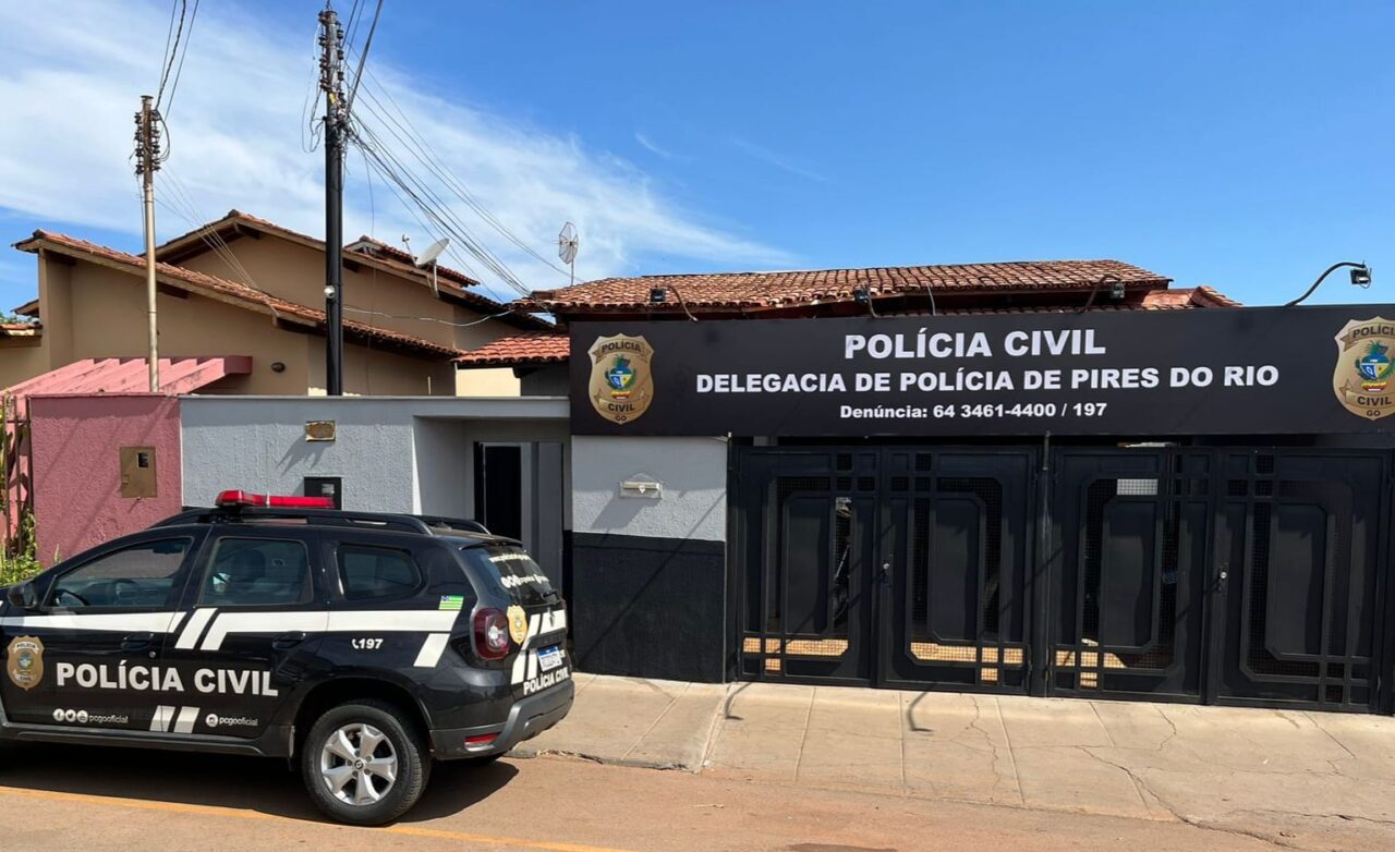 Delegacia de Polícia de Pires do Rio (Foto: Divulgação)