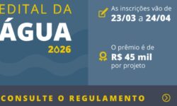 Mosaic abre inscrições para o Edital da Água 2026, com foco em eficiência no saneamento rural e acesso à água potável Mosaic abre inscrições para o Edital da Água 2026, com foco em eficiência no saneamento rural e acesso à água potável