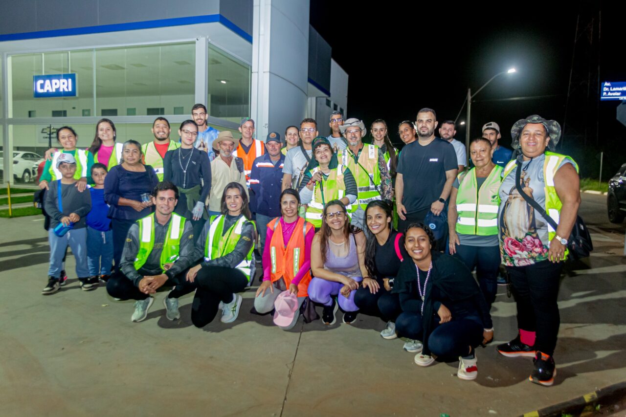 Romeiros iniciam peregrinação de cerca de 180 km de Catalão até o Santuário de Nossa Senhora da Lapa, em Vazante. (Foto: Lucas Machado @LucasMachadoFotografo)