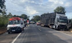 Tragédia na BR-020: acidente entre van, carro e caminhão deixa 8 mortos e 8 feridos em Formosa (GO) Tragédia na BR-020: acidente entre van, carro e caminhão deixa 8 mortos e 8 feridos em Formosa (GO)