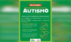 Caminhada de conscientização sobre o autismo será realizada em Marzagão no dia 18 de abril Caminhada de conscientização sobre o autismo será realizada em Marzagão no dia 18 de abril