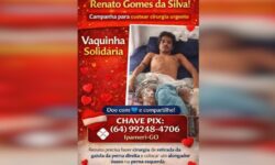 Vaquinha solidária mobiliza apoio para custear cirurgia de morador de Ipameri Vaquinha solidária mobiliza apoio para custear cirurgia de morador de Ipameri