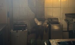 Incêndio atinge restaurante no Centro de Araguari e mobiliza Corpo de Bombeiros