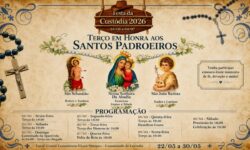 Terço em honra aos santos padroeiros começa hoje na programação da Festa da Custódia 2026