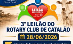 Rotary Club de Catalão realiza 3º Leilão Beneficente neste domingo para arrecadar recursos a entidades assistenciais