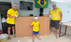Cliente de Catalão ganha TV de 75 polegadas em sorteio de aniversário da Santos Gás & Água Mineral