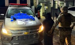 Traficante é presa com 20 kg de maconha durante operação do COD na região Leste de Goiás Traficante é presa com 20 kg de maconha durante operação do COD na região Leste de Goiás