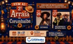 2º Arraiá de Corumbaíba promete dois dias de festa com shows e tradição junina 2º Arraiá de Corumbaíba promete dois dias de festa com shows e tradição junina