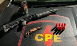 Homem é detido e armas de fogo são apreendidas durante ação da CPE em Pires do Rio