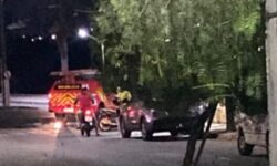 Motociclista fica ferido após sofrer queda de moto no bairro Santa Helena, em Catalão
