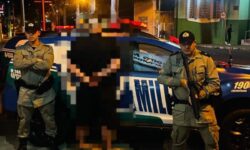 Homem é preso após agredir vítima, resistir à prisão e ameaçar policiais em Ipameri Homem é preso após agredir vítima, resistir à prisão e ameaçar policiais em Ipameri