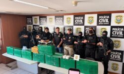 Submetralhadoras e 200 kg de drogas são apreendidos e duas pessoas são presas em Uberlândia na operação ‘Cerco Fechado’