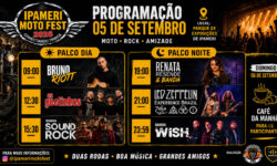 Ipameri Moto Fest 2026 divulga programação oficial de shows para o dia 5 de setembro Ipameri Moto Fest 2026 divulga programação oficial de shows para o dia 5 de setembro