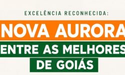 Nova Aurora conquista nota máxima da STN e se destaca entre os 246 municípios goiano