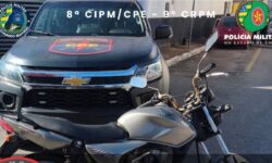 CPE recupera motocicleta com registro de furto durante patrulhamento em Catalão CPE recupera motocicleta com registro de furto durante patrulhamento em Catalão