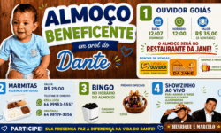 Ouvidor promove, neste domingo (12), almoço beneficente para arrecadar recursos para cirurgia do pequeno Dante
