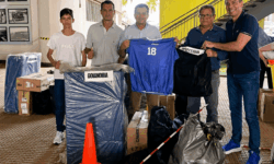 Goiandira recebe materiais esportivos do programa Goiás Bom de Bola